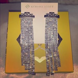 Olympia CZ Fringe Dangle Earrings